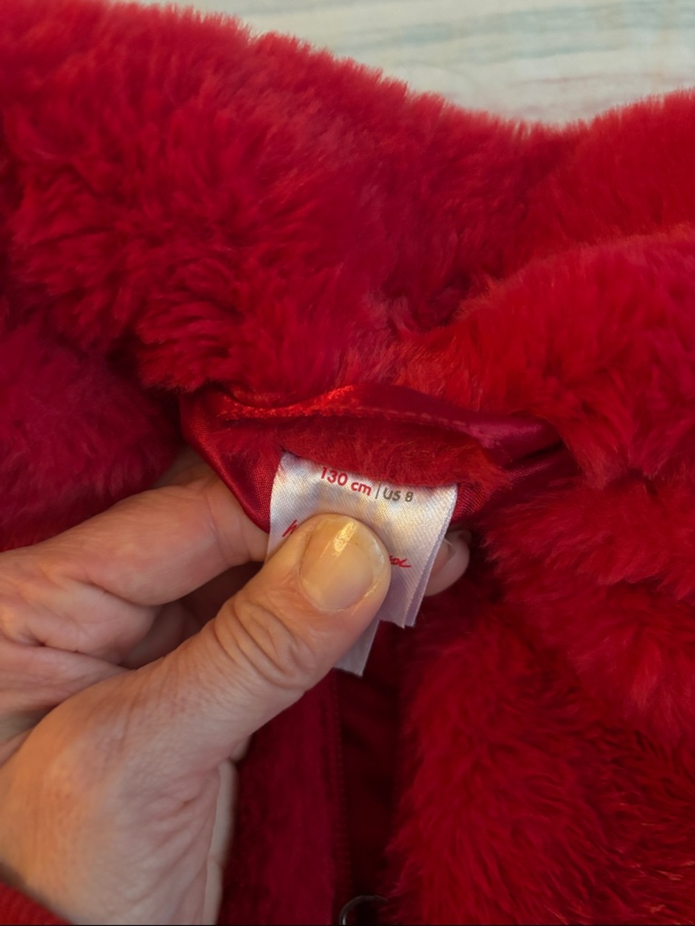 Hanna Anderson Faux Fur Jacket sz 8 - Picture 2 of 7